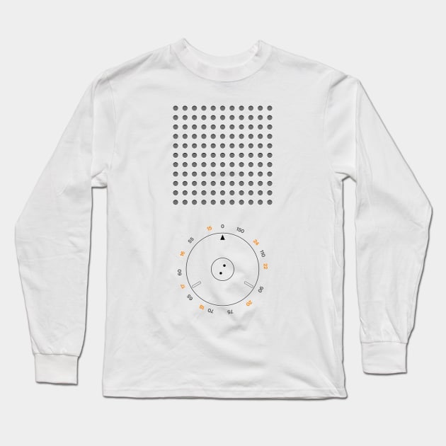 Braun Dieter Rams T3 Radio Long Sleeve T-Shirt by Teephemera